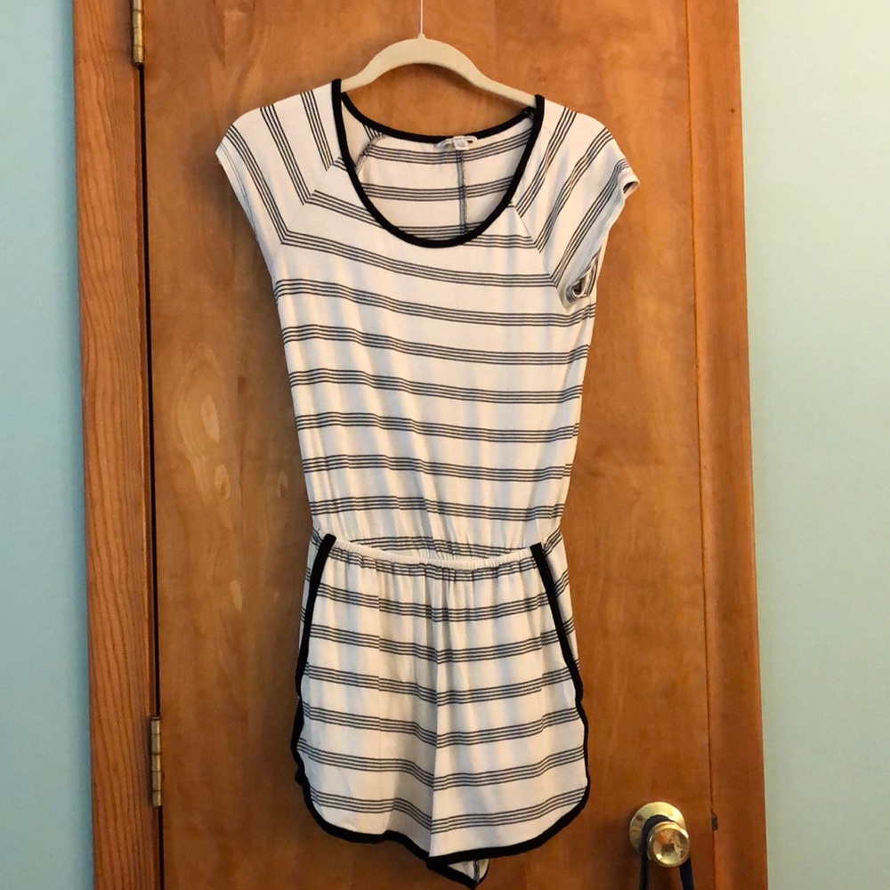 Cute and comfy striped romper